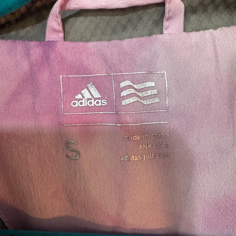 Adidas Women's‎ Size Small Athletic Windbreaker Jacket Pink Purple Lightweight